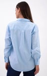 Long Sleeve Stripe Poplin Shirt