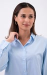 Long Sleeve Stripe Poplin Shirt