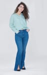 Long Sleeve Stripe Poplin Shirt