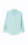 Long Sleeve Stripe Poplin Shirt