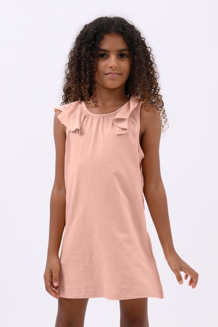 Girls Ruffle Collar Dress (12/18mths-6/7yrs)