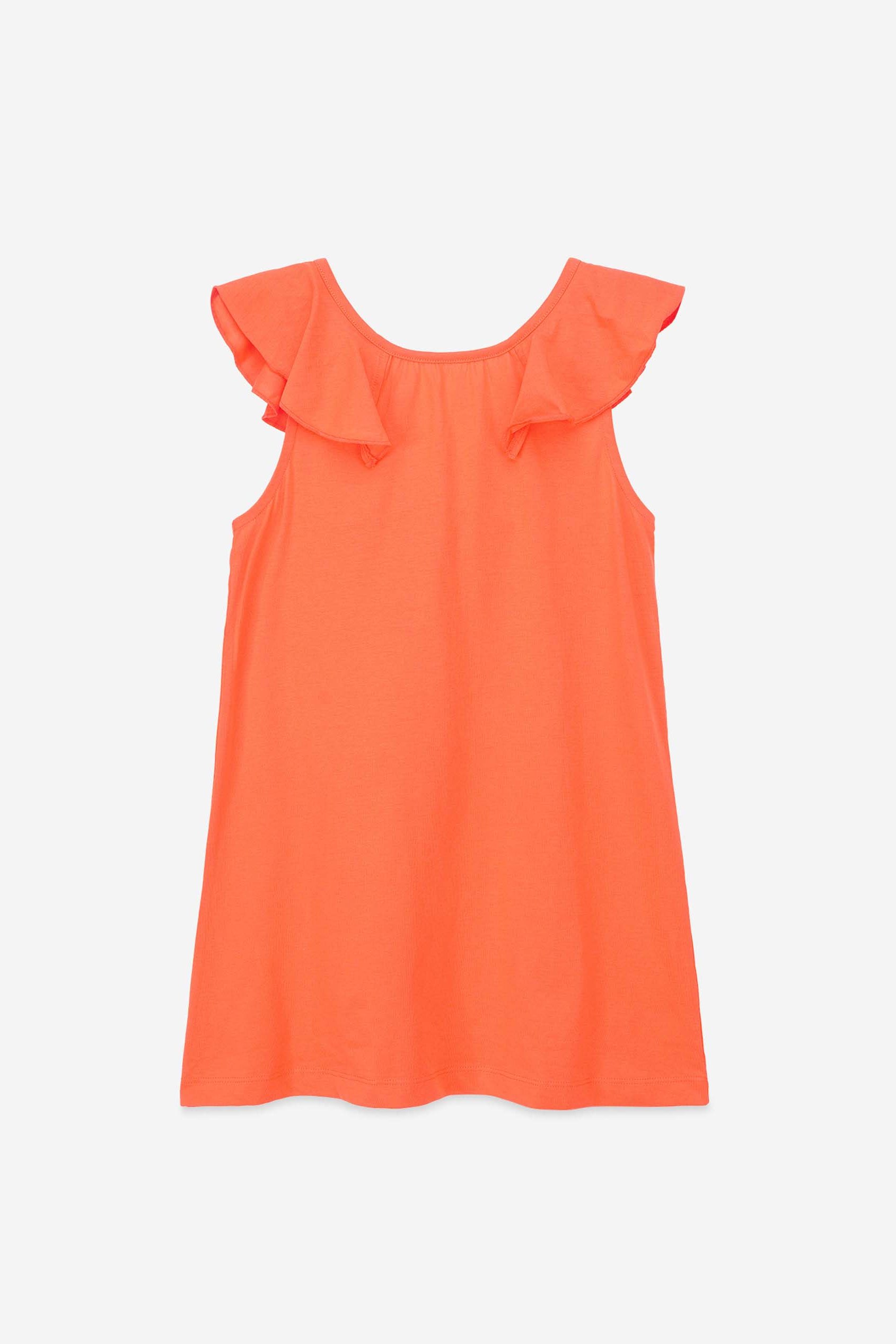 Girls Ruffle Collar Dress (12/18mths-6/7yrs)