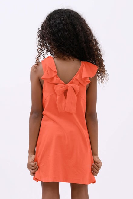 Girls Ruffle Collar Dress (12/18mths-6/7yrs)