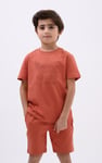 Boys Wolf Print T-shirt & Shorts Set (3yrs-9yrs)