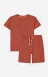 Boys Wolf Print T-shirt & Shorts Set (3yrs-9yrs)