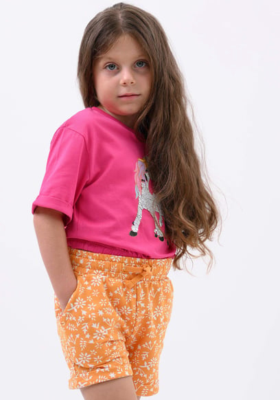 Girls Floral Printed Shorts (12/18mths-6/7yrs)