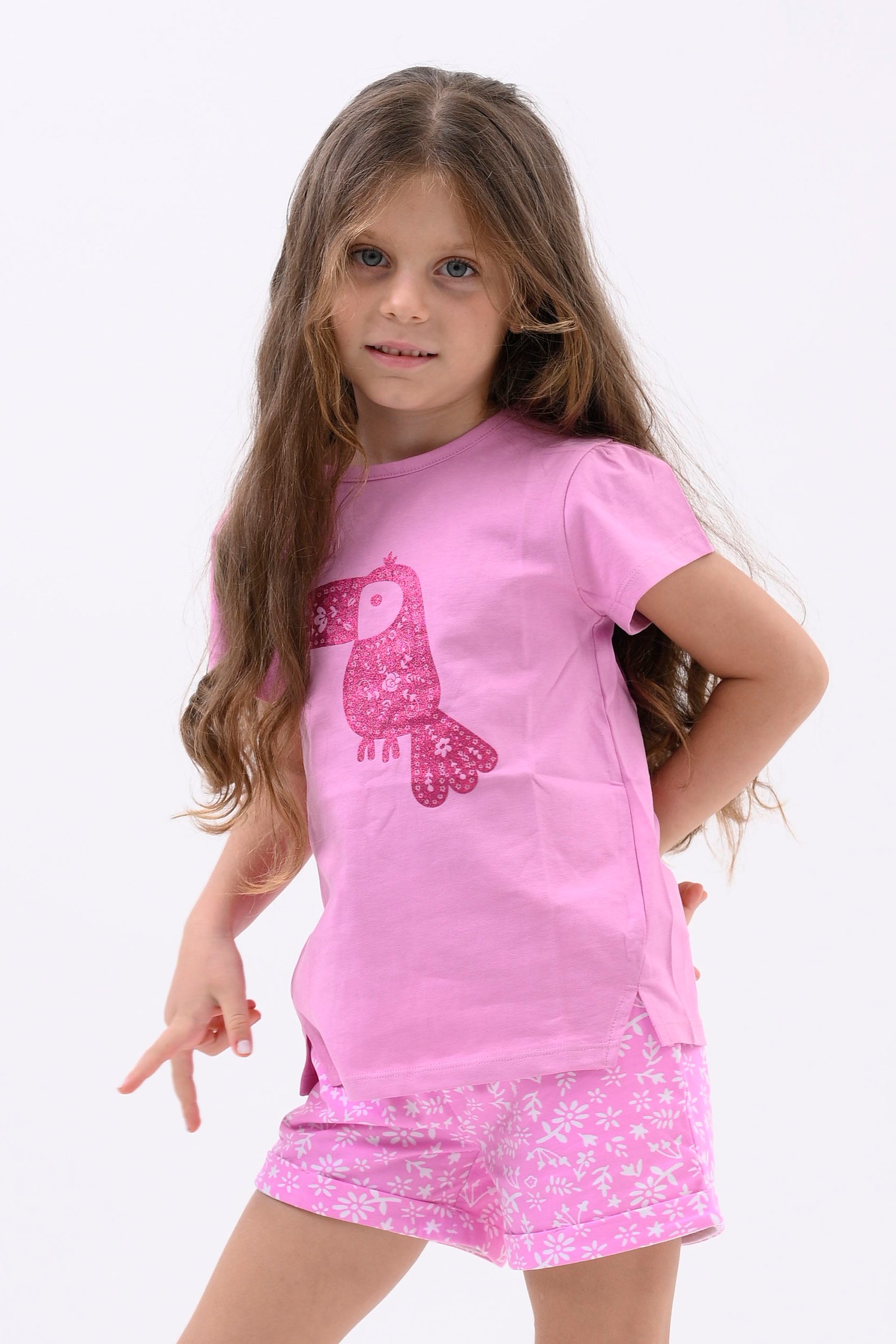 Girls Floral Printed Shorts (12/18mths-6/7yrs)
