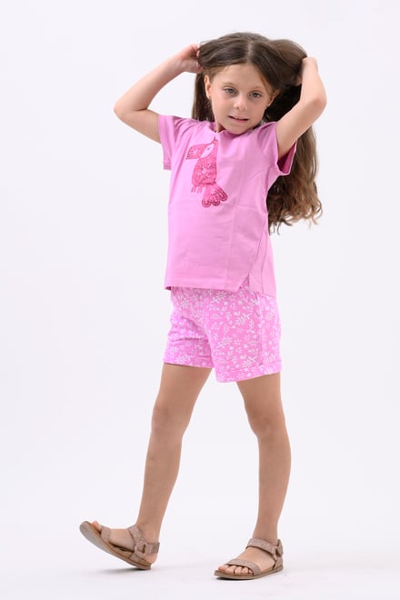 Girls Floral Printed Shorts (12/18mths-6/7yrs)