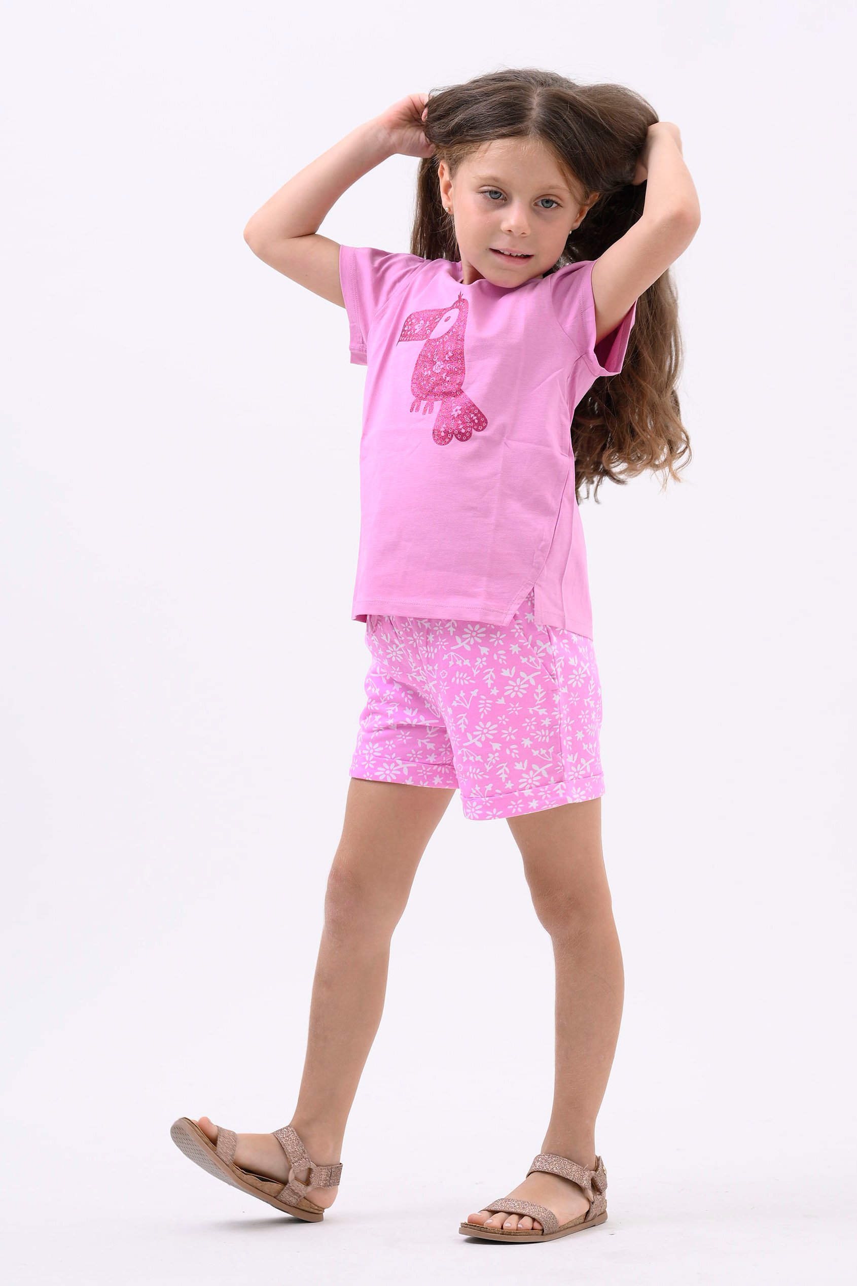 Girls Floral Printed Shorts (12/18mths-6/7yrs)