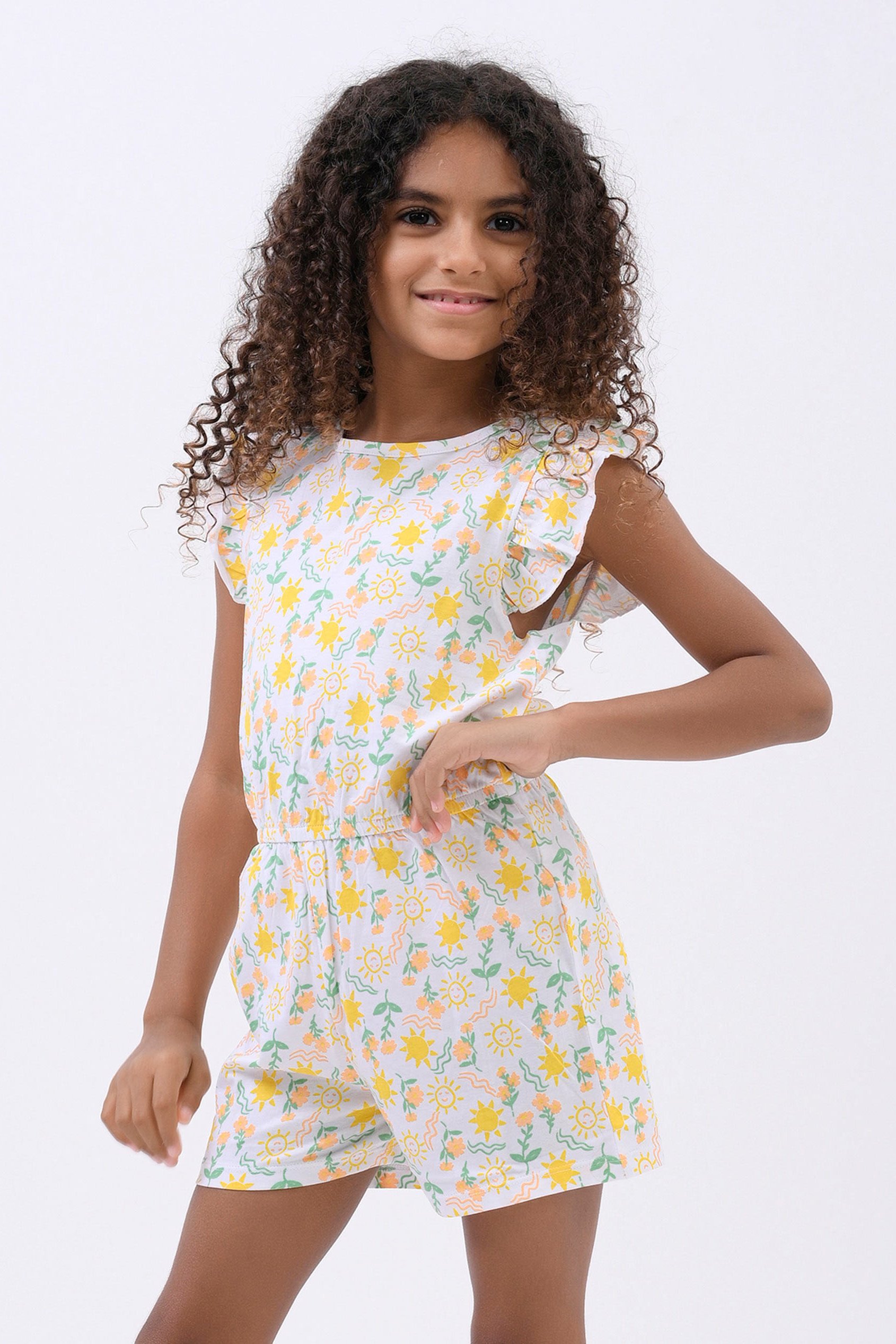 Girls Sun Print Playsuit (12/18mths-6/7yrs)