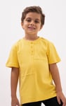 Button Placket With Front Cut & Sew T-Shirt