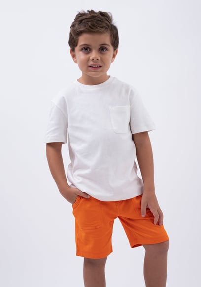 Boy's Basic T-Shirt With Pocket