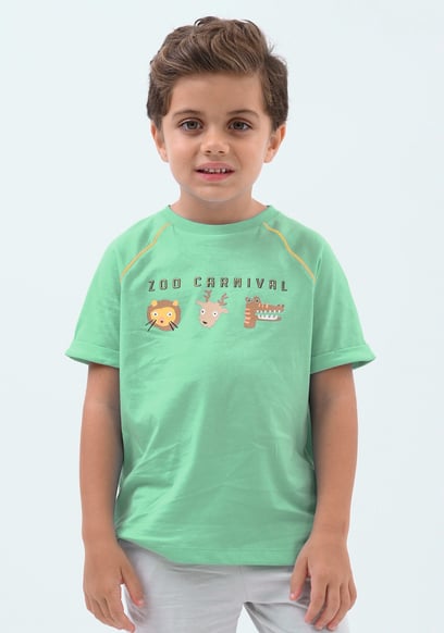 Zoo Carnival Printed T-Shirt
