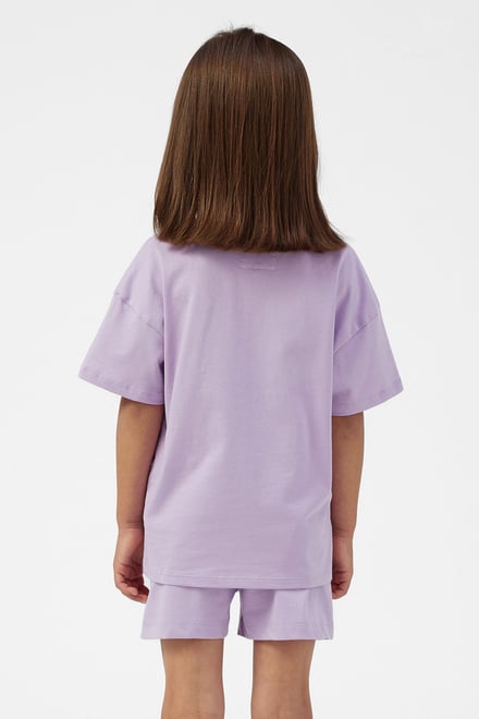 Girls Oversized Printed T-Shirt