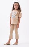 Girls Oversized Printed T-Shirt