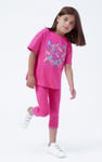 Girls Oversized Printed T-Shirt