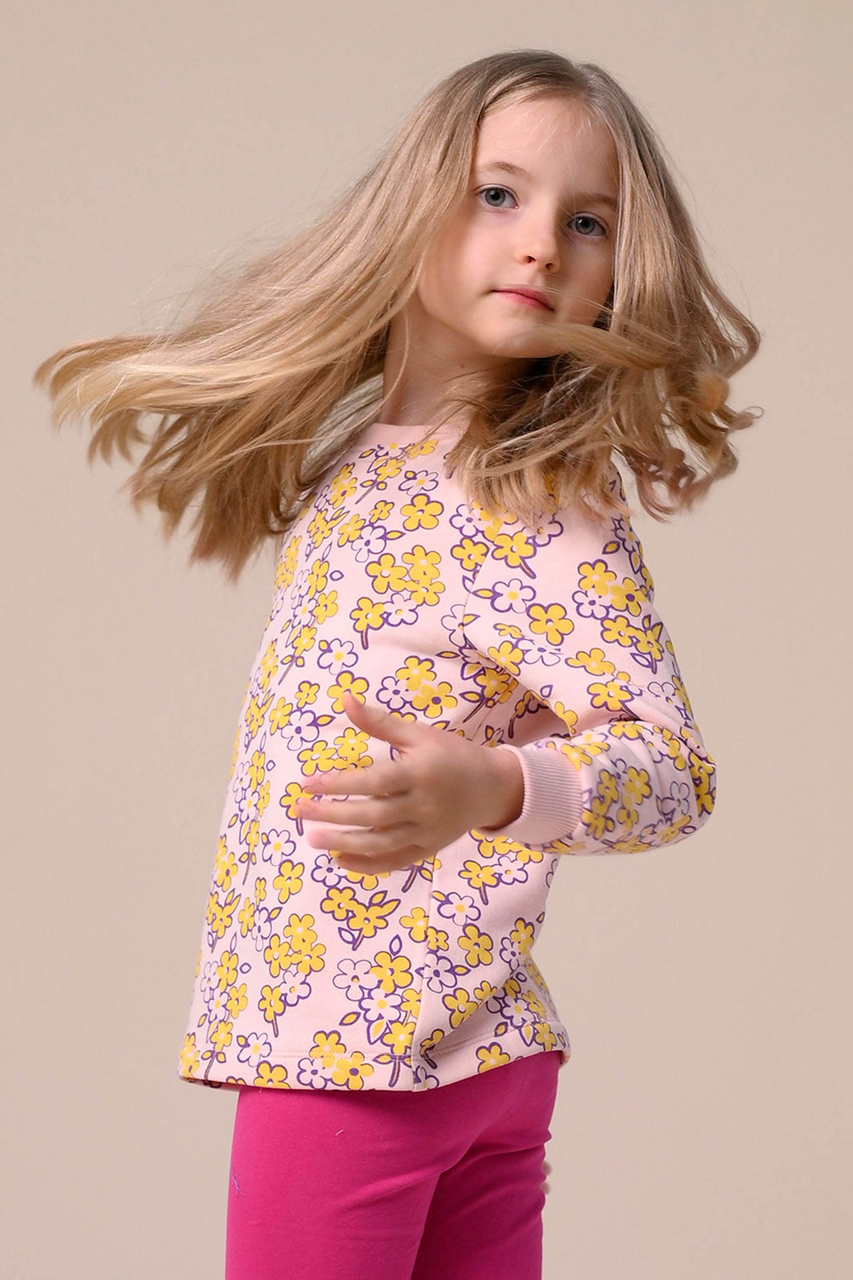 Girls Floral Print Sweatshirt (5yrs-11yrs)