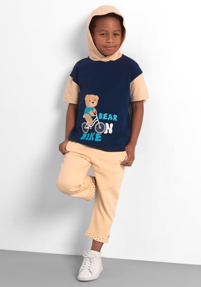 Short Sleeve Summer Hoodie (6yrs-11yrs)