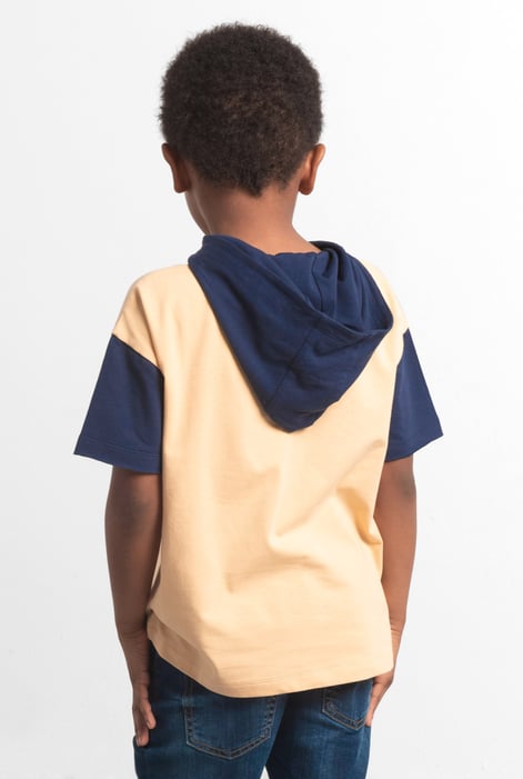 Cream Short Sleeve Summer Hoodie (6yrs-11yrs)