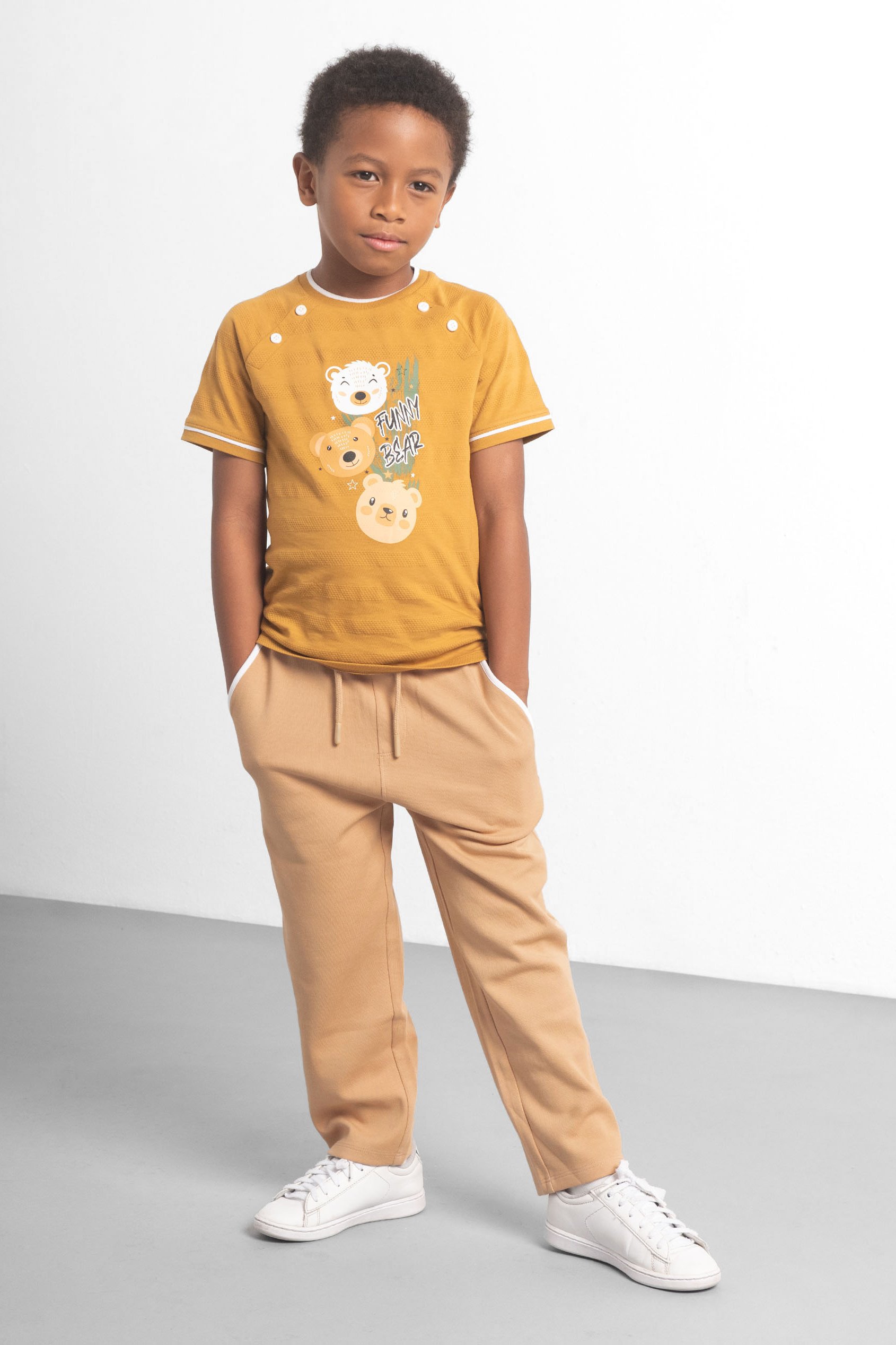 Contrast Rib Detailing Trouser (6yrs-11yrs)