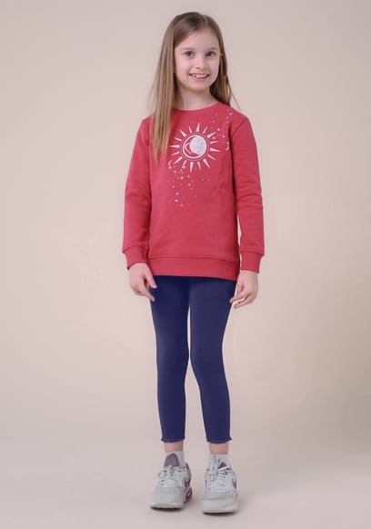 Girls Lace Frill Hem Leggings (12/18mths-6/7yrs)