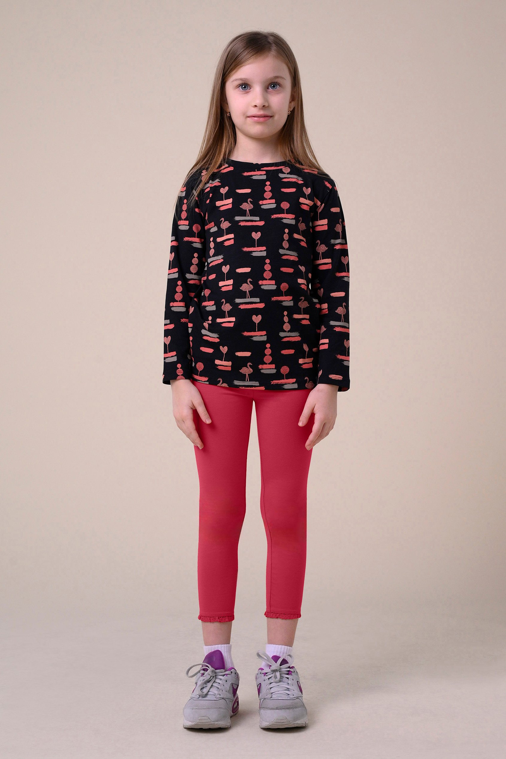 Girls Lace Frill Hem Leggings (12/18mths-6/7yrs)