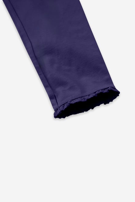 Girls Lace Frill Hem Leggings (12/18mths-6/7yrs)