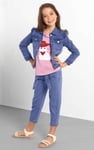 Girls Frill Shoulder Denim Jacket (2/3yrs-8/9yrs)