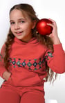 Girls Argyle Christmas Hoodie (12/18mths-7yrs)