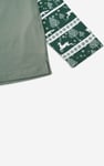 Mens Fair Isle Reindeer Print T-shirt