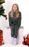 Girls Argyle Christmas Joggers (12/18mths-7yrs)