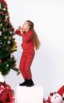 Girls Argyle Christmas Joggers (12/18mths-7yrs)