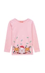 Girls Santa T-shirt (12/18mths-7yrs)