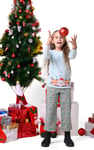 Girls Santa T-shirt (12/18mths-7yrs)