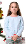 Girls Santa T-shirt (12/18mths-7yrs)