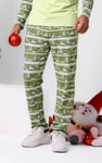 Mens Fairisle Print Christmas Pyjama Bottoms