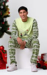 Mens Fairisle Print Christmas Pyjama Bottoms