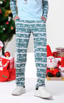 Mens Fairisle Print Christmas Pyjama Bottoms