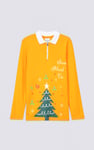 Womens Festive Half Zip Top