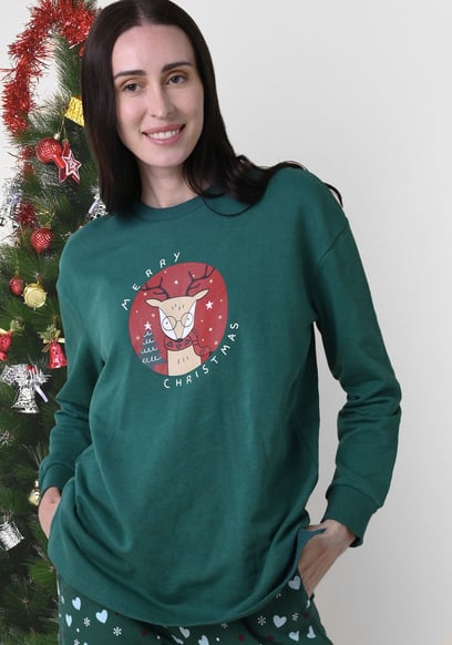 Women's Reindeer Christmas Sweatshirt