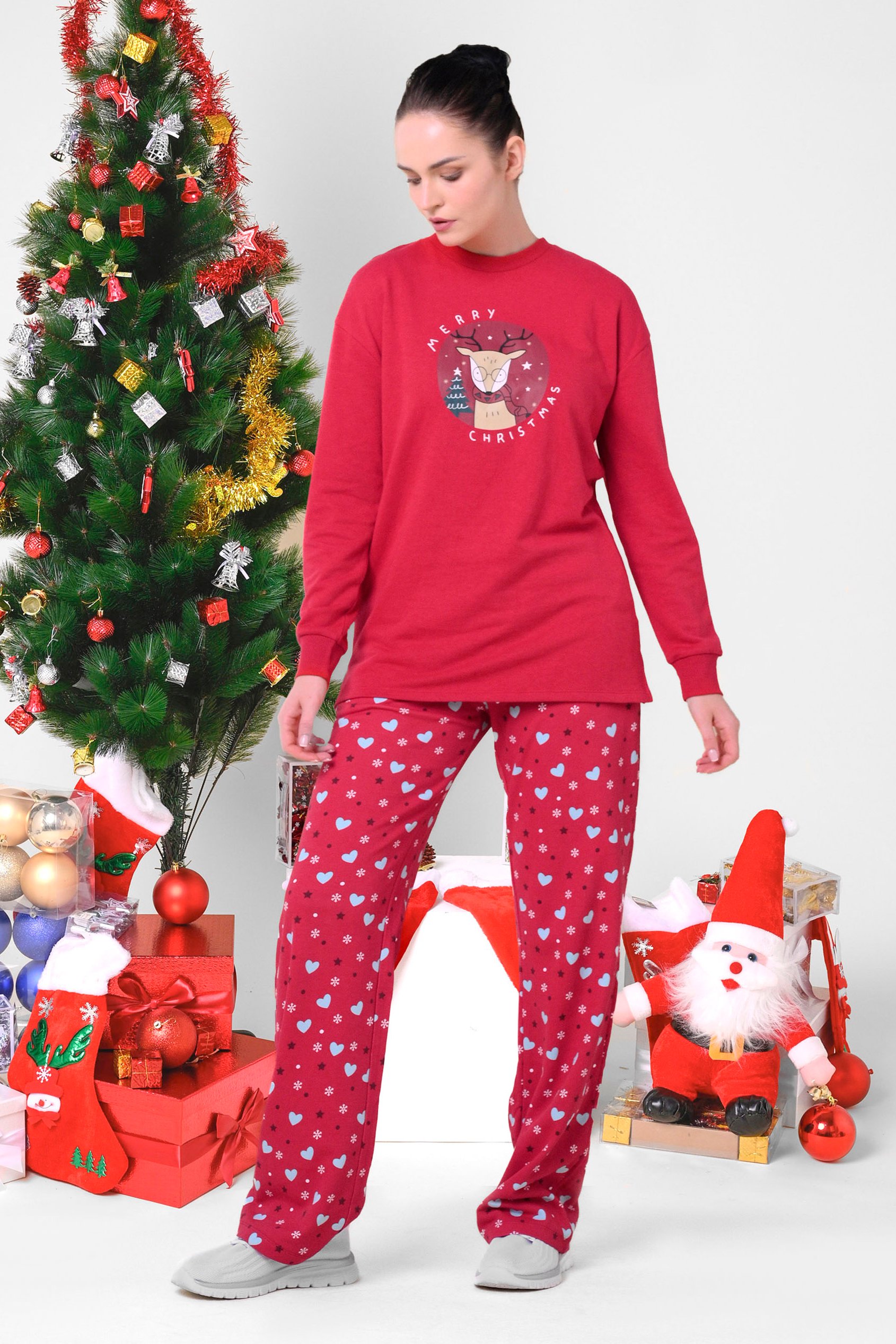 Women's Reindeer Christmas Sweatshirt