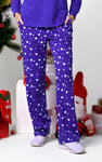 Women's Snow Heart Printed Pyjamas