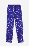 Women's Snow Heart Printed Pyjamas