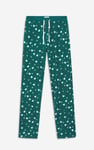 Women's Snow Heart Printed Pyjamas