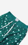 Women's Snow Heart Printed Pyjamas