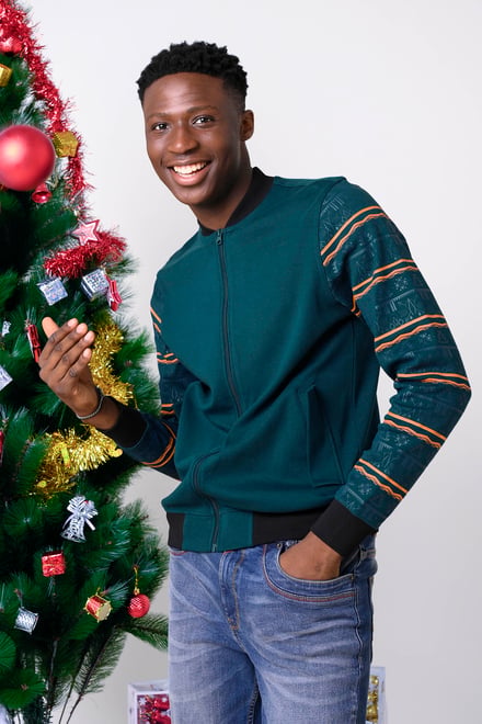 Mens Zip up Bomber Jacket