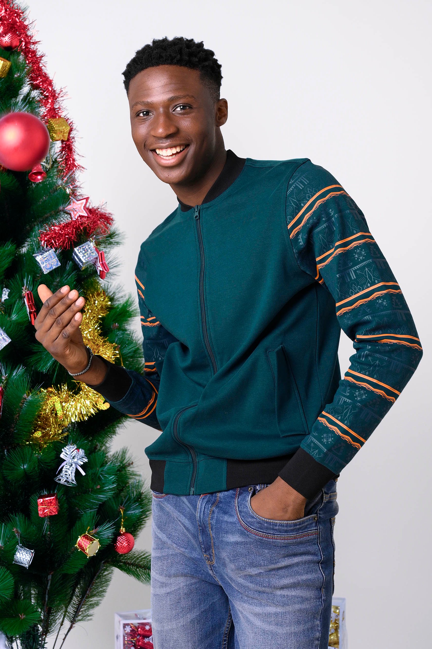 Mens Zip up Bomber Jacket