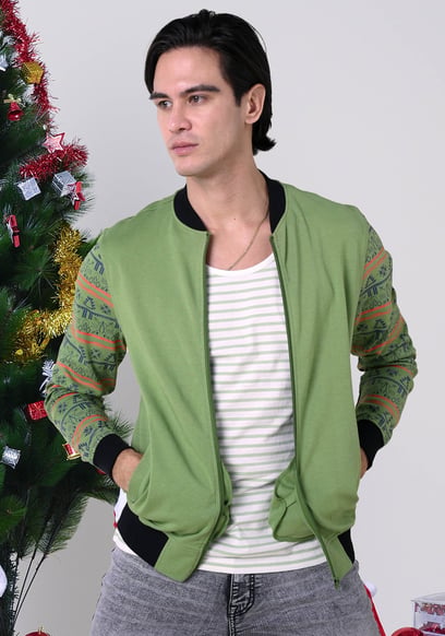 Mens Zip up Bomber Jacket