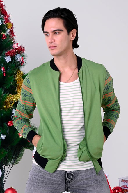 Mens Zip up Bomber Jacket