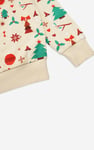 Womens Christmas Print Crew Neck Sweatshirt